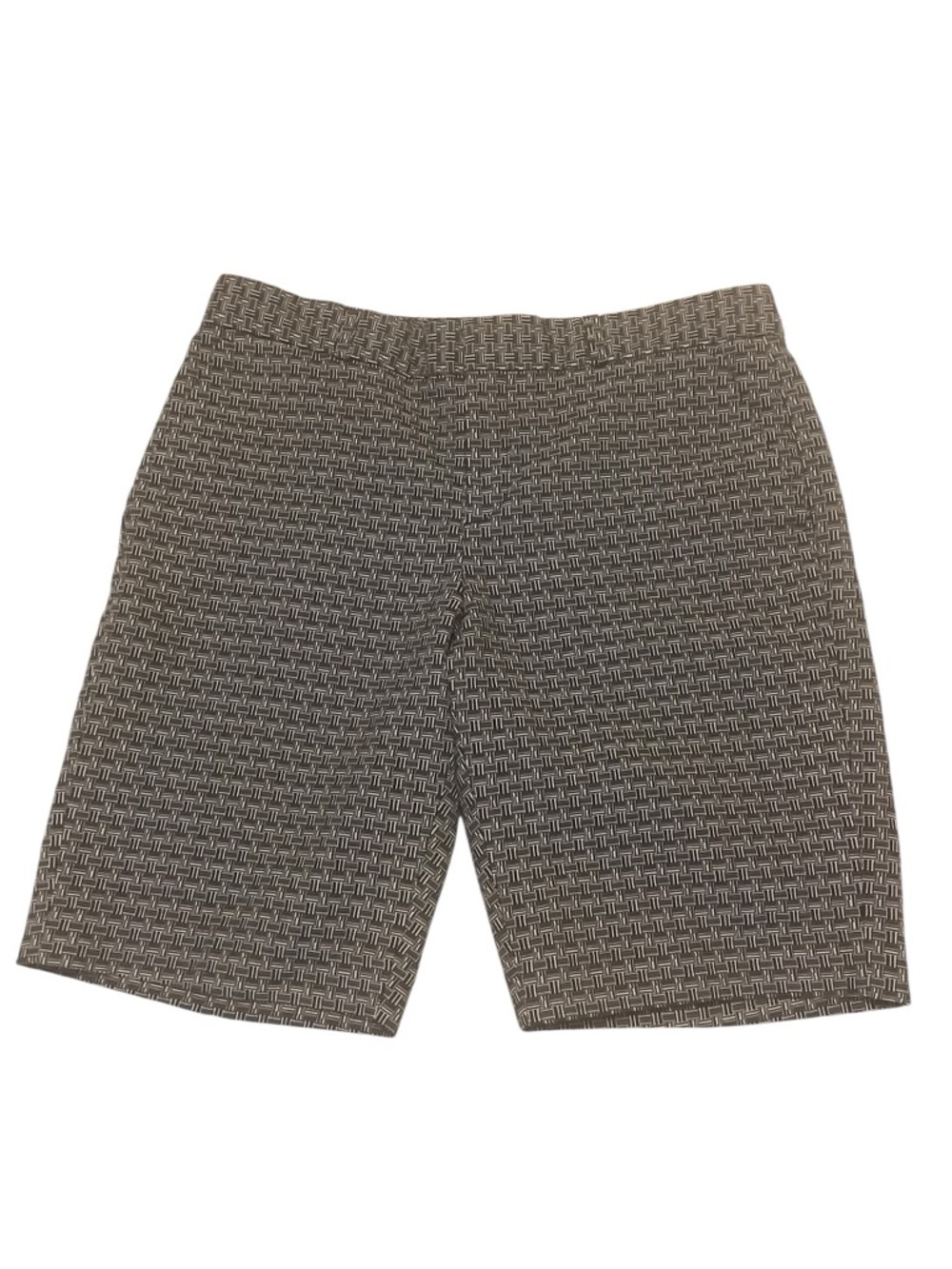 Banana Republic Navy Blue/ White Geometric Tailored Shorts Size 6 Classic Preppy